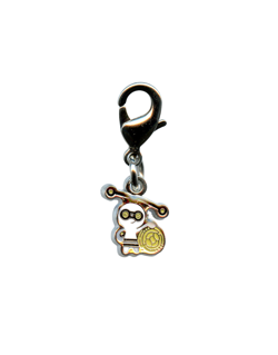 Roaming Form Gimmighoul 999 Key Chain CHARM National Pokedex Pokemon Japan - Image 1