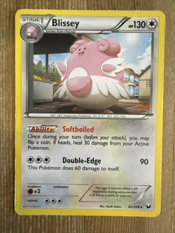 Pokemon TCG Blissey Dark Explorers 82/108 Regular Exclusive NM - Image 1