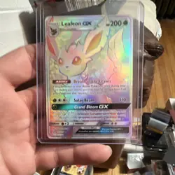 Pokemon Leafeon GX 200 HP Secret Rare Full Art Holo Sm-Ultra Prism 157/156 - Image 1