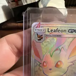 Pokemon Leafeon GX 200 HP Secret Rare Full Art Holo Sm-Ultra Prism 157/156 - Image 3