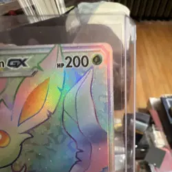 Pokemon Leafeon GX 200 HP Secret Rare Full Art Holo Sm-Ultra Prism 157/156 - Image 4