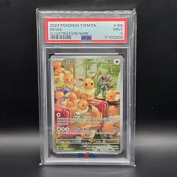 Pokemon Twilight Masquerade eevee 188/167 PSA 9 - Image 1