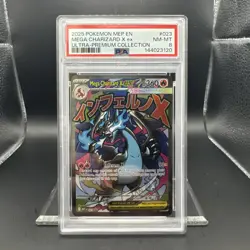 2025 Pokemon Mega Evolution UPC Promo Mega Charizard #023 EN Graded PSA 8 - Image 1