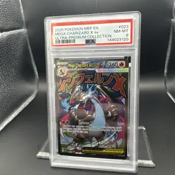 2025 Pokemon Mega Evolution UPC Promo Mega Charizard #023 EN Graded PSA 8 - Image 5