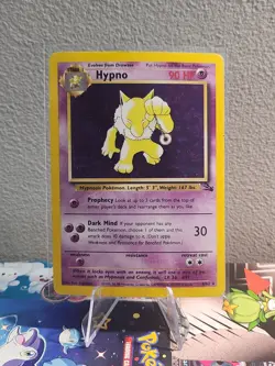 Pokemon Hypno Fossil Holo Rare 8/62 Unlimited WOTC English 1999 - Image 1