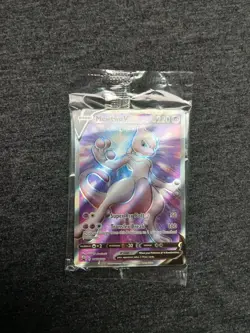 Pokemon TCG Mewtwo V SWSH229 Sword & Shield Full Art Holo Promo (SEALED) - Image 3