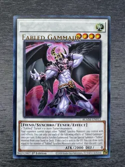 YuGiOh! Fabled Gammajin BLMM - Error Misprint Name Shift Near Mint 1st Edition - Image 2
