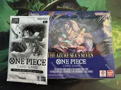 ONE PIECE CARD GAME THE AZURE SEA'S SEVEN BOOSTER BOX OP14 ENG With Dash Pack - Image 1