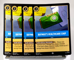 Disney Lorcana TCG Azurite Sea Baymax's Healthcare Chip 166/204 Common x4 - Image 1