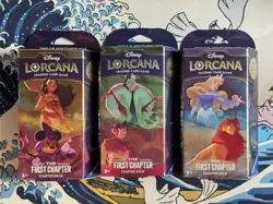 Disney Lorcana TCG: Starter Deck - Set Of 3 4050368981684 - Image 1