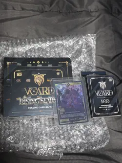 Gamersupps v Card Rising Stars 1st Edition Booster Box Vtuber With Womp Snack 10 - Image 1