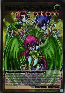 Toon Harpie Lady Sisters HOLO YuGiOh YU GI OH Custom Anime Collectible Card - Image 1