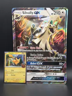 Jumbo Silvally GX SM91 LP 2017 Pokemon Oversized Shiny Collection Box Promo Card - Image 1