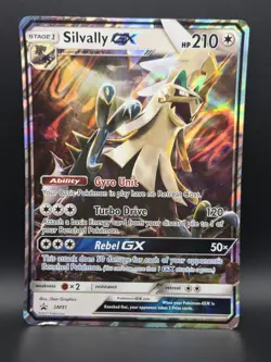 Jumbo Silvally GX SM91 LP 2017 Pokemon Oversized Shiny Collection Box Promo Card - Image 2
