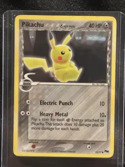 Pokemon Card TCG Pikachu Delta Species 13/17 Pop Series 5 Steel Type LP - Image 1