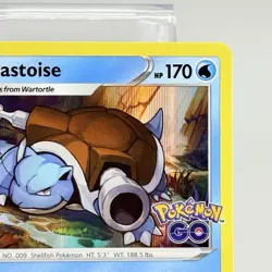 Pokemon Go Blastoise Holo Rare TCG Card 017/078 NM - Image 3