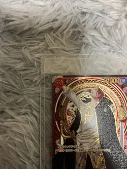 Shanks OP09-004 SP Parallel Gold Ver. Japanese One Piece Card OP13 NM - Image 3