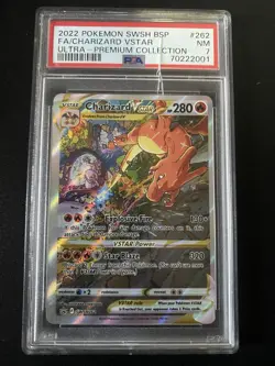 Charizard VSTAR SWSH262 SWSH: Sword & Shield Promo Cards Holo Cracked Psa Case ￼ - Image 1