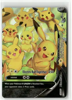 Pikachu V-Union SWSH142 SWSH: Sword & Shield Promo Card (SWSD) Pokemon Card - Image 1