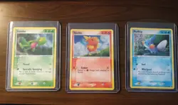 Pokemon promo cards, Holo/rare, Treecko, Torchic, Mudkip - Image 1