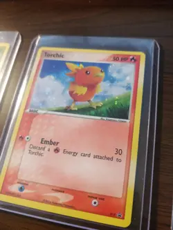 Pokemon promo cards, Holo/rare, Treecko, Torchic, Mudkip - Image 3