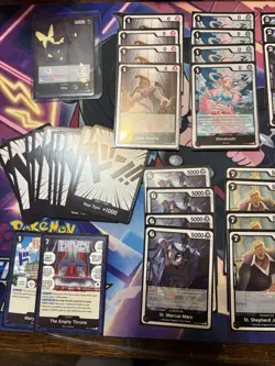 One Piece TCG Complete 61+ Card IMU Deck Dons 4x Ground Death TOURNAMENT Champ - Image 3