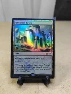 Reliquary Tower MTG Bring A Friend Promo 1/1 Rare Foil 2020 - Image 1