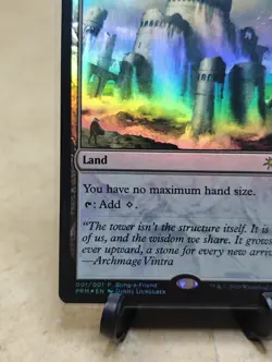 Reliquary Tower MTG Bring A Friend Promo 1/1 Rare Foil 2020 - Image 3