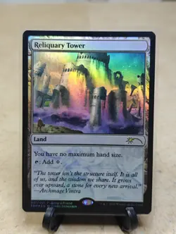 Reliquary Tower MTG Bring A Friend Promo 1/1 Rare Foil 2020 - Image 4
