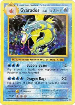 Pokemon TCG Gyarados Evolutions 34/108 Starlight Holo Rare NM-MT - Image 1