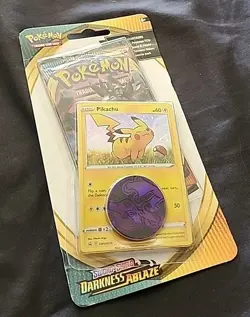 Pokemon Pikachu blister Sword & Shield Cards (Promo) darkness ablaze - Image 1