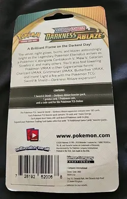 Pokemon Pikachu blister Sword & Shield Cards (Promo) darkness ablaze - Image 2