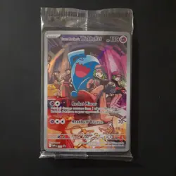Pokemon TCG Destined Rivals Team Rockets Wobbuffet Promo Card 203 Sealed - Image 1
