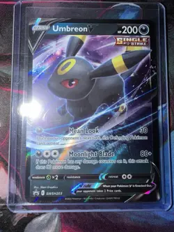 Pokemon TCG Umbreon V SWSH203 Sword & Shield Promo Holo Single Strike 200 HP - Image 1