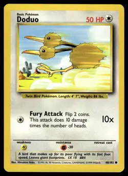 Pokemon TCG Base Set #048/102 Doduo NM - Image 1