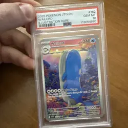 Wailord 162/159 PSA 10 GEM MINT Pokemon Journey Together Illustration Rare - Image 1
