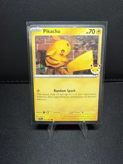 Pikachu Pokemon Day 2026 051/162 (NM) - 30th Anniversary Promo - Pokemon TCG - Image 1