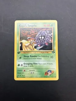KOGA'S TANGELA 81/132 COMMON GYM CHALLENGE POKEMON NM 1st Edition - Image 1