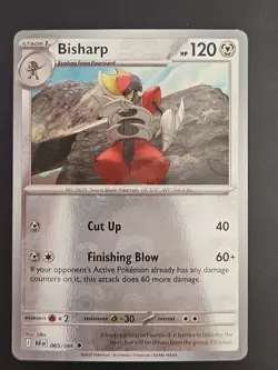 Pokemon TCG - Bisharp (Master Ball Pattern) 065/086 Sv: Black Bolt Holo - Image 1