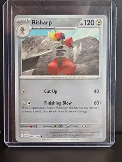 Pokemon TCG - Bisharp (Master Ball Pattern) 065/086 Sv: Black Bolt Holo - Image 5