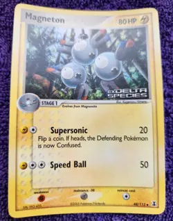 Magneton 48/113 EX Delta Species Stamped Reverse Holo Pokemon *NICE* - Image 1