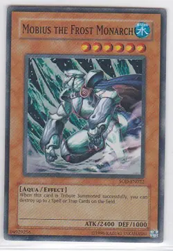 JP) Yugioh - Konami - Yu-Gi-Uh! - Mobius the Frost Monarch - SOD-EN022 - Card - Image 1