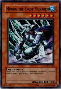 Mobius the Frost Monarch Super Rare Soul of the Duelist SOD-EN022 MP - Image 1