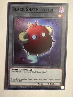 Black Sheep Token Super Rare OP27-EN027 Yugioh Official Tournament Pack 27 - Image 1