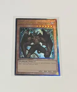 Yu-Gi-Oh! Destiny HERO - Malicious #RA03-EN001 Prismatic Ultimate & Secret Rare - Image 2