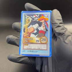 ONE PIECE Carddass Hyper Battle Shanks S22 Gold Stamp Japanese BANDAI 2000 - Image 2