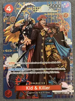 One Piece Kid & Killer EB01-003 (SP) - The Azure Sea's Seven (OP14) English NM/M - Image 1
