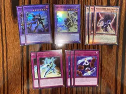 Yugioh! Masked HERO Deck Core 11 Card Maze of the Muertos MZMU Dusk Crow Atomic - Image 1