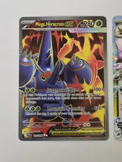 Pokemon Umbreon Ex, Mega Heracross Ex, Mega Sharpedo Ex Card Lot - Image 2