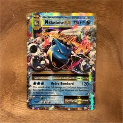 Pokemon M Blastoise EX Mega Evolutions Holo 22/108 Card TCG English 220 HP - Image 1